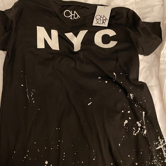 NWT Chaser NYC Splatter Tee - Picture 3 of 6